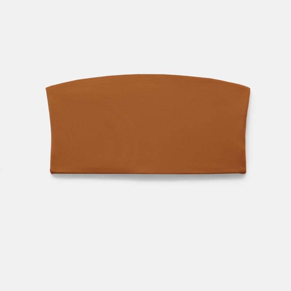 Girlfriend Collective Bandeau Bra ✧ Amber ✧  Size M